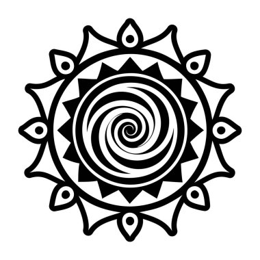 Girdap sembolünün bir simgesi