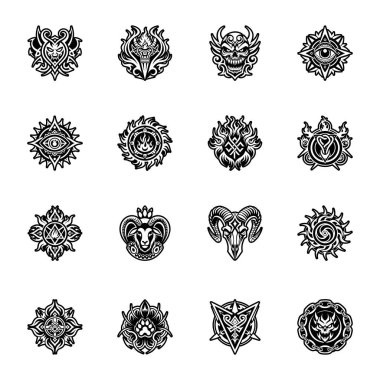 Uçsuz bucaksız gölge sembolünün bir simgesi