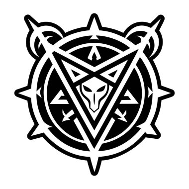 Şeytan tuzağı sembolünün katı bir simgesi