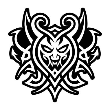 Şeytan senaryosu dövmesinin sembolü.