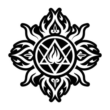 Ateş sembolünün bir sembolü.