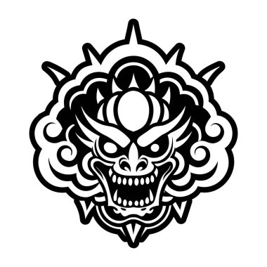 Kötülük sembolünün katı bir simgesi.