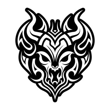 Kötülük boynuzlarının katı bir simgesi.