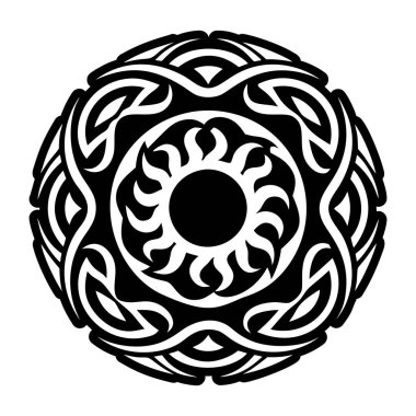 Lav sembolünün dolu bir biçim simgesi