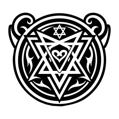 Lucifer dövmesinin bir simgesi.