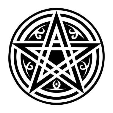 Sihirli sembolün katı biçim simgesi