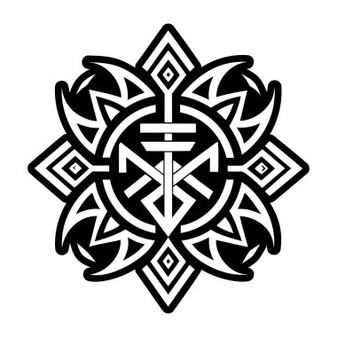 Haagenti Rün sembolünün katı bir simgesi