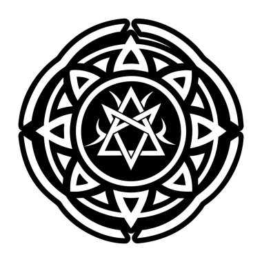 Şeytani mühür dövmesinin sembolü.