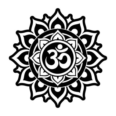 Anumkara sembolünün katı biçim simgesi