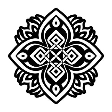 Alpona sembolünün dolu bir biçim simgesi