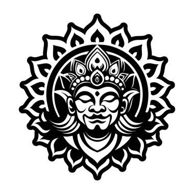 Hint tanrısı sembolünün katı bir simgesi.