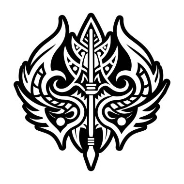 Kartikeya sembolünün bir simgesi