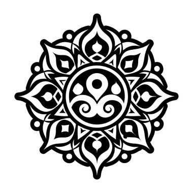 Mandala sanat sembolünün bir simgesi.