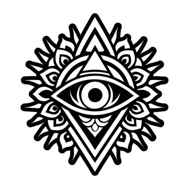 Kem göz dövmesinin sembolü.