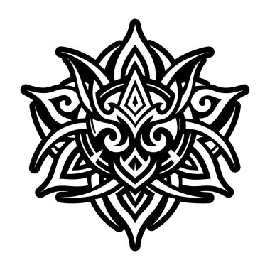 Katı bir Hint dövmesi ikonu