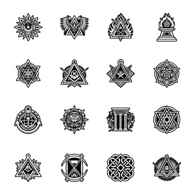 Masonik sembolün sembol biçiminde bir sembol