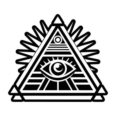 Tanrı 'nın Gözü sembolünün sağlam bir simgesi