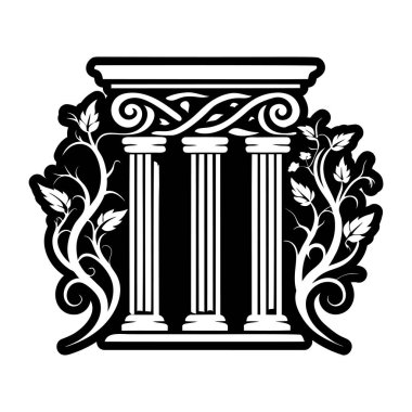 Sütunların simgesinin katı bir simgesi