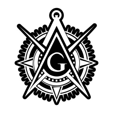Mason sanat sembolünün katı bir simgesi