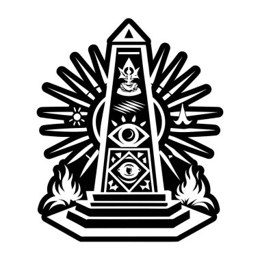 Dikilitaş sütun sembolünün katı bir simgesi