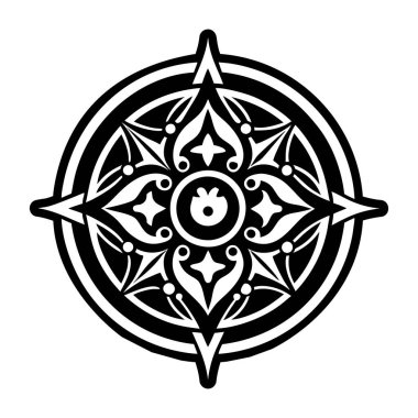 Mandala sanat sembolünün bir simgesi.