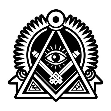Masonik sunak sembolünün katı bir simgesi