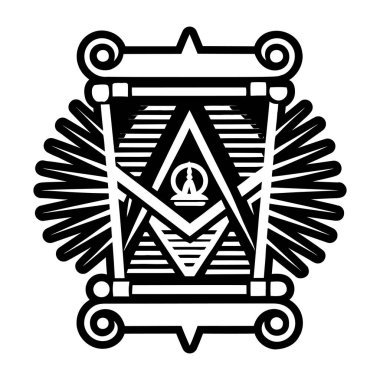 İlluminati sembolünün katı bir simgesi