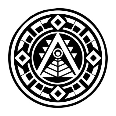 Masonik taş sembolünün doldurulmuş bir simgesi