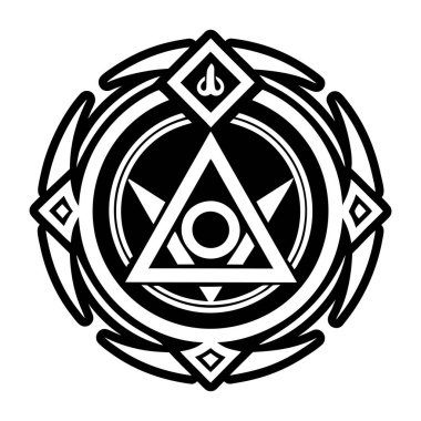 İkilik sembolün dolu bir biçim simgesi