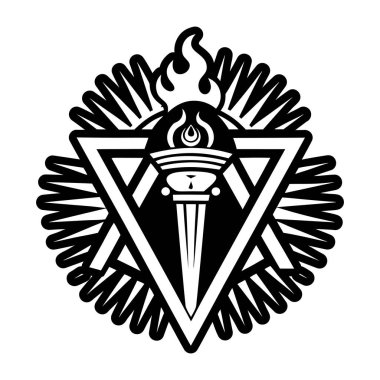 Ateş meşalesi sembolünün sembolü.