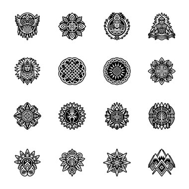 Çeroki hayvan dövmesinin katı bir simgesi.