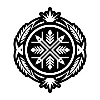 Cherokee dövmesinin doldurulmuş bir simgesi