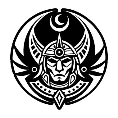 Çeroki tanrısının sembolünün doldurulmuş bir simgesi