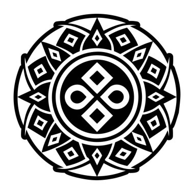 Çeroki sonsuzluk dövmesinin katı bir simgesi.