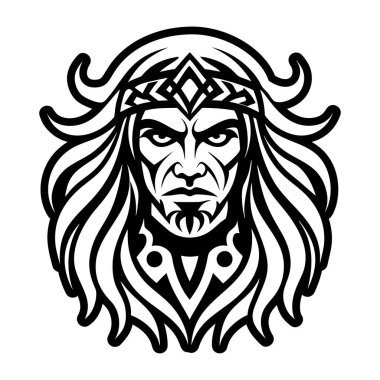 Çeroki Adam sembolünün katı bir simgesi