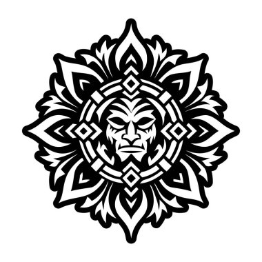 Çeroki tanrısı sembolünün bir simgesi