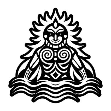 Nehir tanrısı sembolünün sembolü.