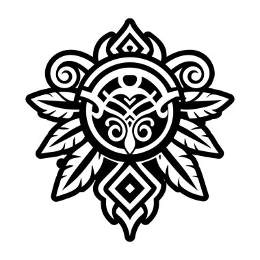 Yerel amblemin doldurulmuş bir biçim simgesi