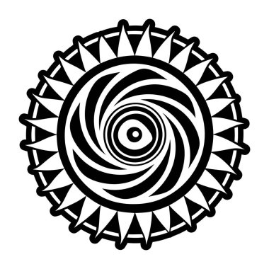 Sarmal sembolün bir simgesi.