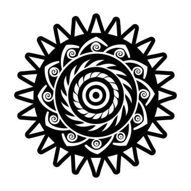 Cherokee yaşam sembolünün katı bir simgesi