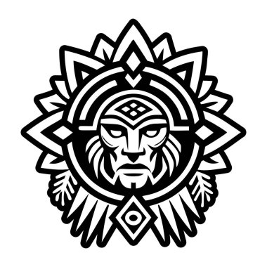 Kabile adamı sembolünün doldurulmuş bir simgesi