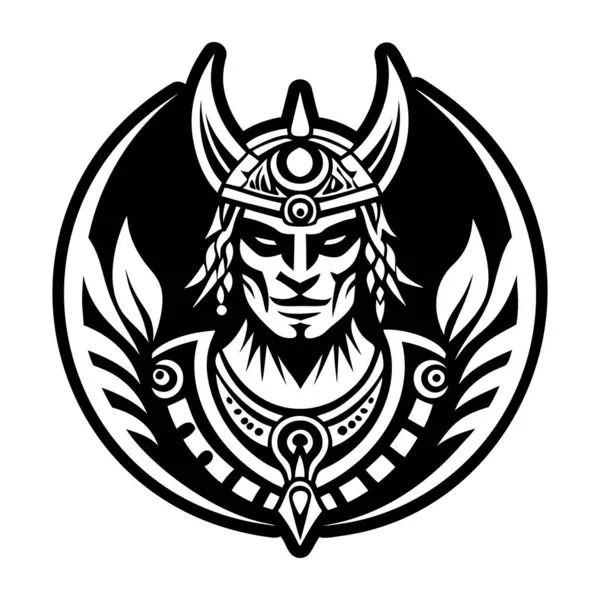 Savaşçı sembolünün katı bir simgesi