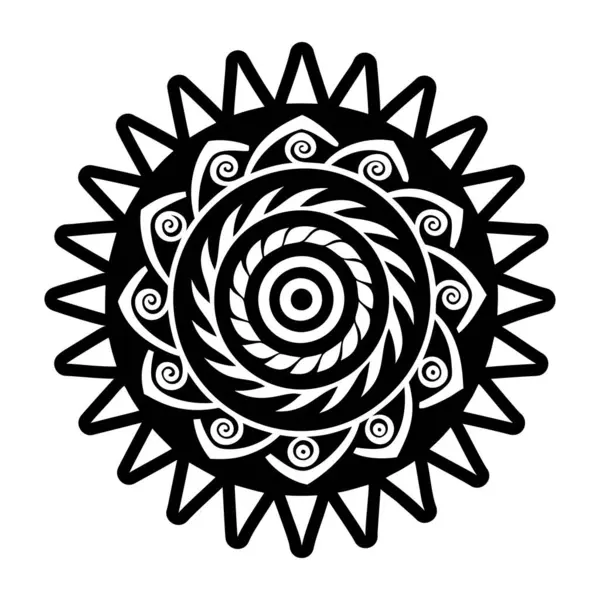 Cherokee yaşam sembolünün katı bir simgesi