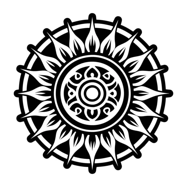 Güneş çemberi sembolünün doldurulmuş bir simgesi