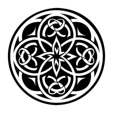 Vektör mandala soyut arkaplan çizimi