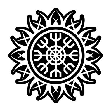 Dazhbog sembolünün dolu bir biçim simgesi