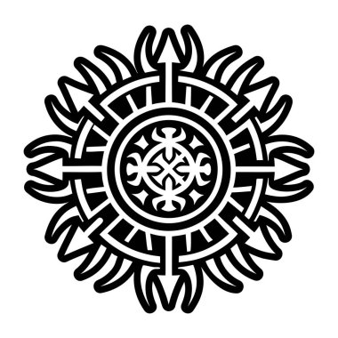 Slav güneş dövmesinin katı bir simgesi.