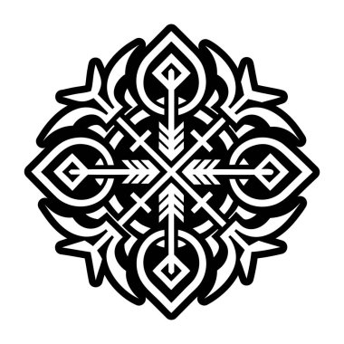 Koruyucu mührün sembolü olan bir sembol.