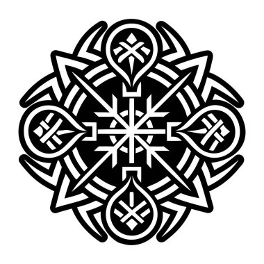 Buz mührü dövmesinin sembolü.