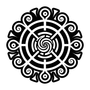 Kutsal spiral dövmenin sembolü.